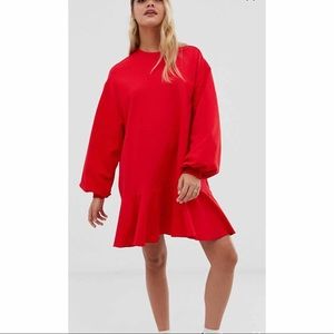 ASOS DESIGN Super Oversized Sweat Dress